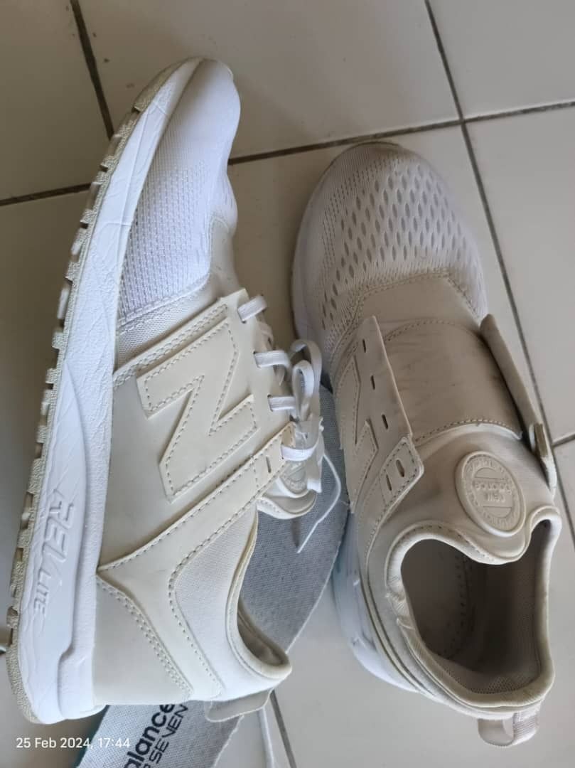 New balance 247 triple white best sale