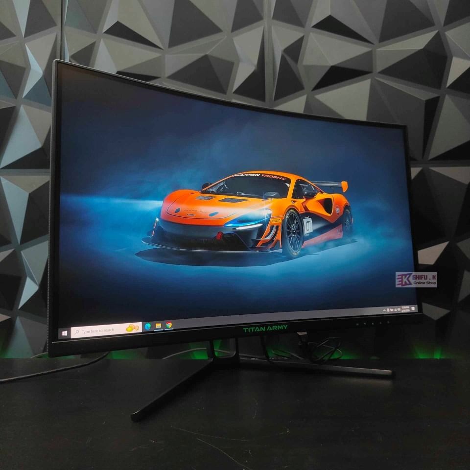 NEW Titan Army 27inch Curved 240Hz 1ms Gaming Monitor Box Packaging