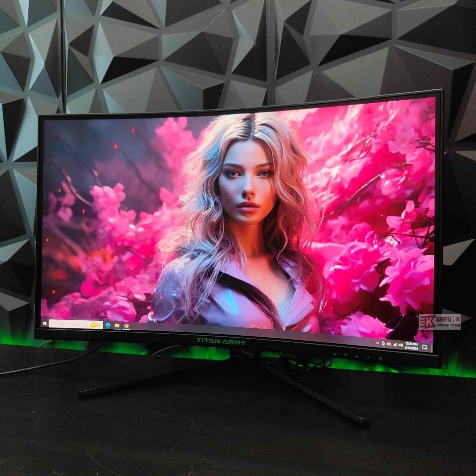 NEW Titan Army 27inch Curved 240Hz 1ms Gaming Monitor Box Packaging