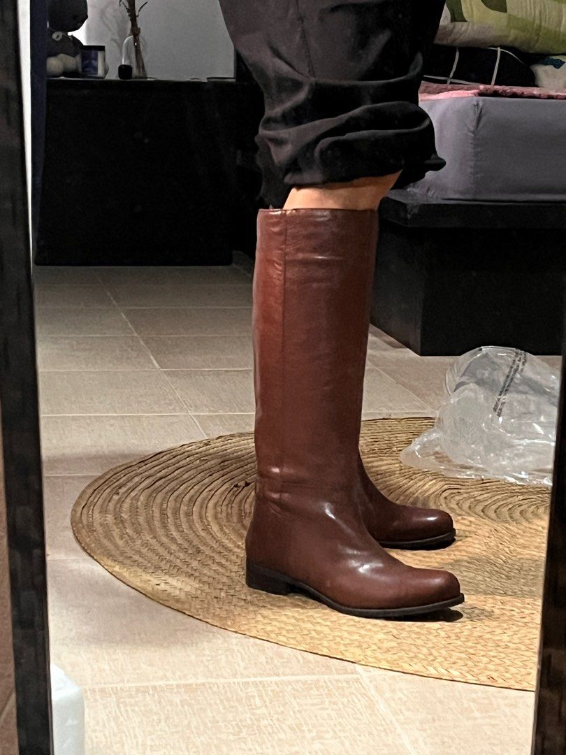 NINE WEST Wide Calf boots Women s Fashion Footwear Boots on Carousell
