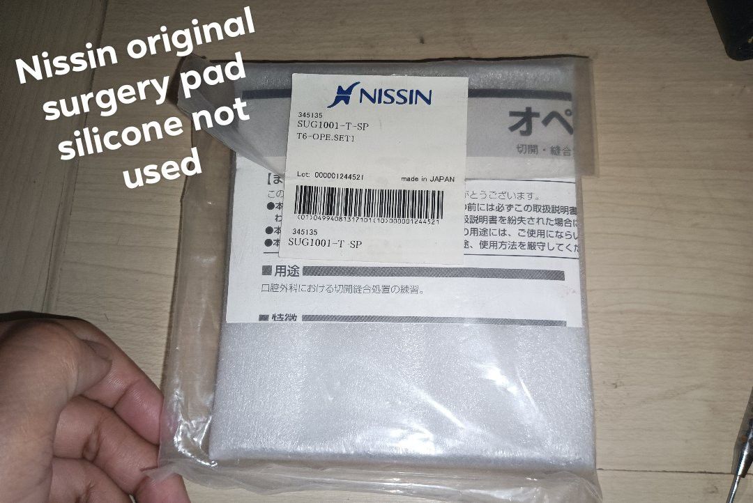 Nissin suturing pad oral surgery orig (Category: Medical Supplies & Tools) located in Bulacan. Submitted by ailexdelarosa (Listing ID 1289699711, Image 1). Description: from 2,400 to 1990 rfs di na magagamit.