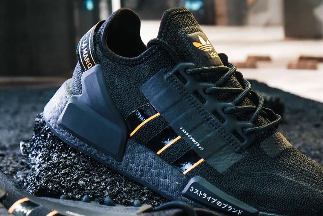 NMD R1 V2 Core Black Gold Men s Fashion Footwear Sneakers