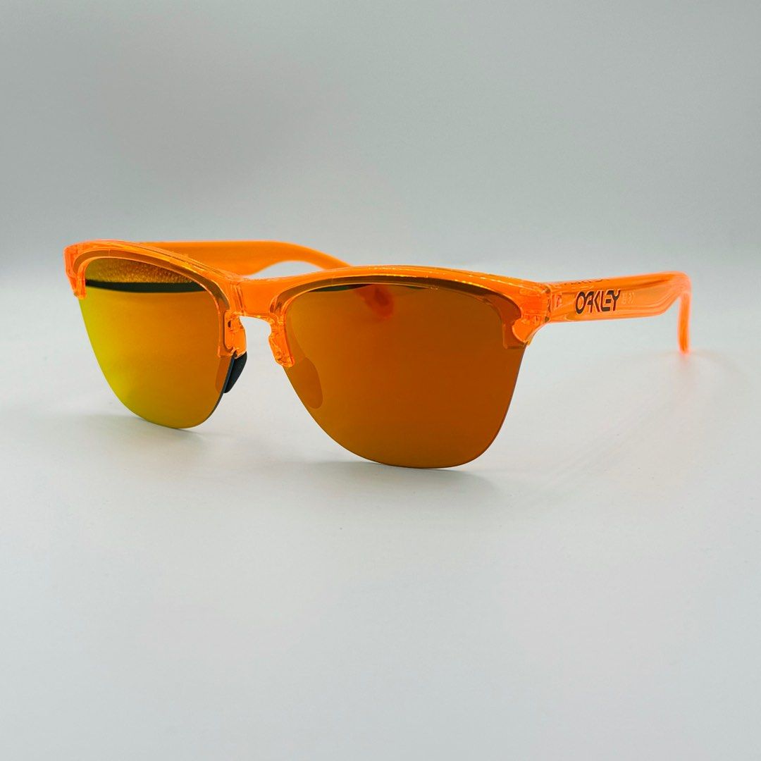 Oakley Frogskins Lite Acid Orange w Prizm Ruby Custom