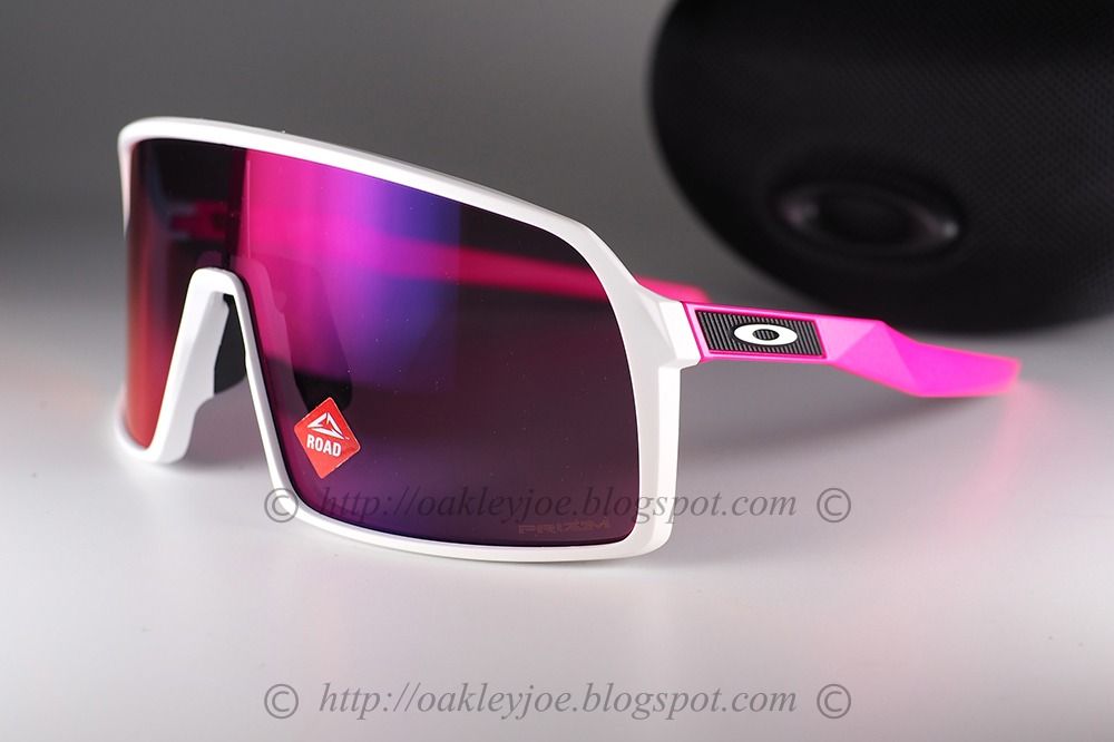 Oakley Sutro Jolt Collection white pink prizm road