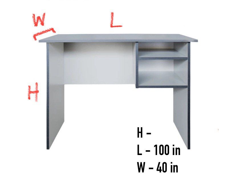 Office/Study Computer Table (2 units) (Category: Office Furniture & Fixtures) located in Quezon City. Submitted by idassc (Listing ID 1289916190, Image 1). Description: We have 2 of these study/office tables. 2.5k EACH TABLE. Haven't measured the height but will update once I get to it. Pick up in QC.
