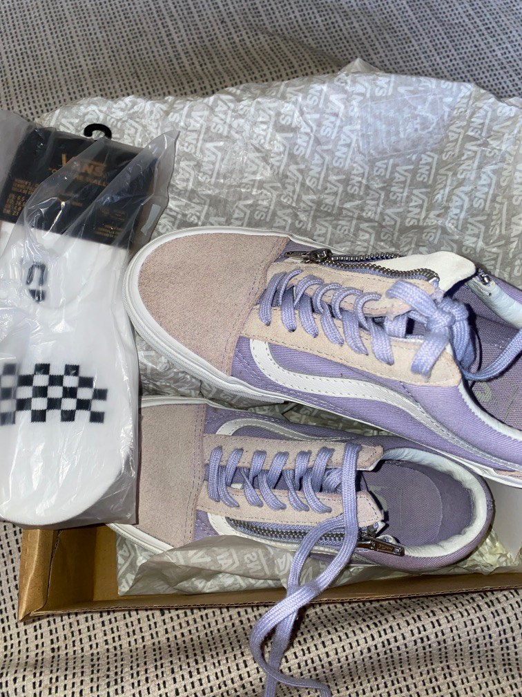 Vans old skool zip whispering pink sale