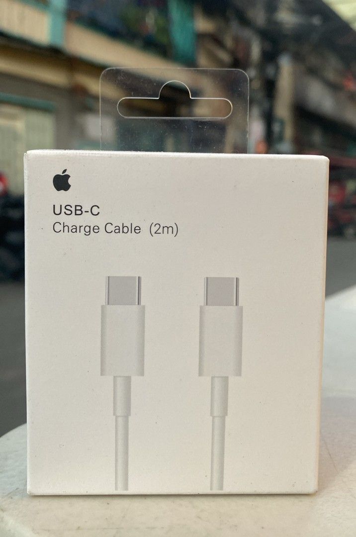 ORIGINAL MACBOOK CHARGER 2M TYPE C C CABLE (Category: Chargers & Cables) located in Manila. Submitted by milasgadgetph (Listing ID 1289776877, Image 1). Description: .