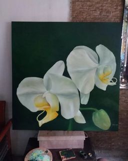 phaleonopsis oil painting