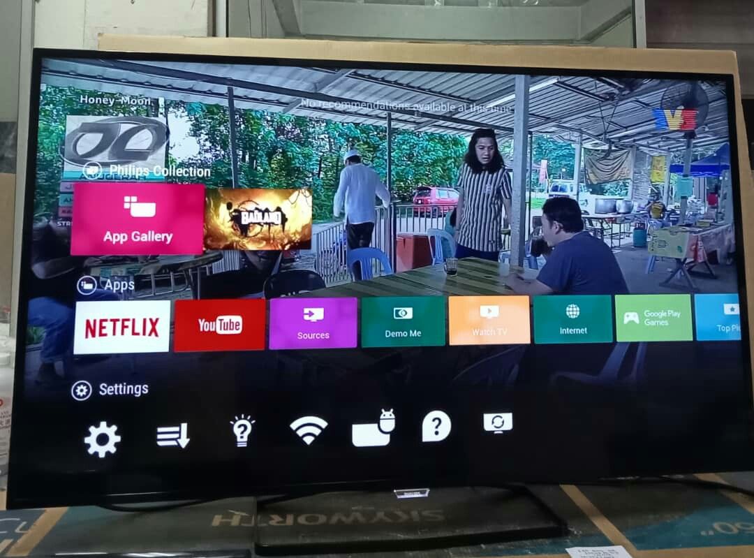 Philips Ambilight 4K UHD LED Android TV(Netflix)