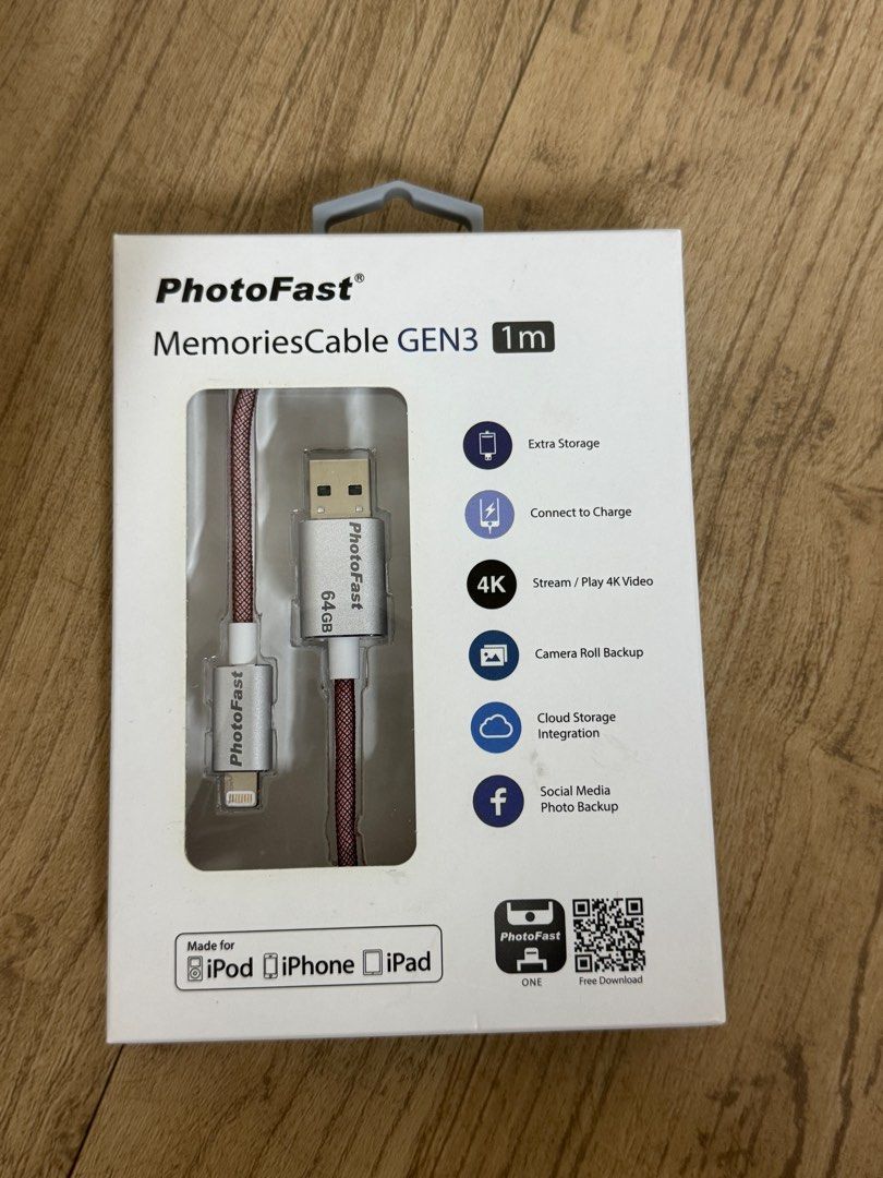 PhotoFast MemoriesCable Gen3 1m, Mobile Phones & Gadgets, Mobile