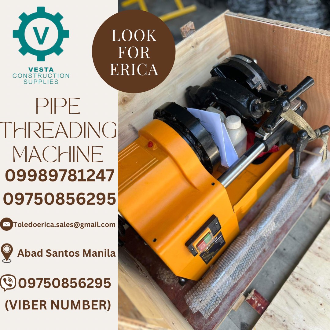 Pipe threading machine, Commercial & Industrial, Construction Tools ...