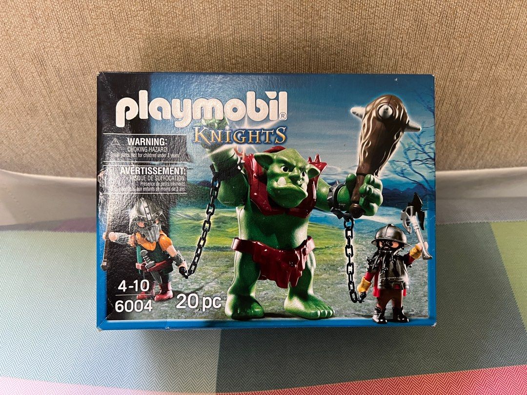 Playmobil 6004 knights giant troll discount