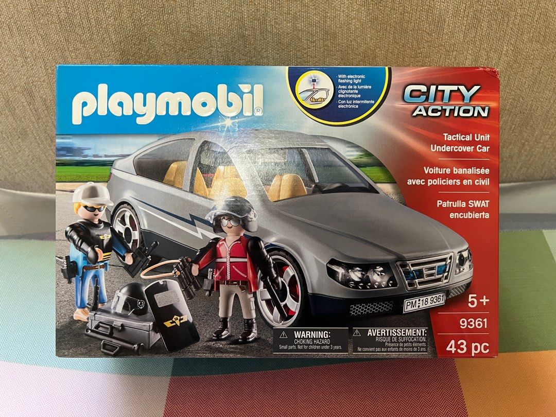 Playmobil undercover car hot sale