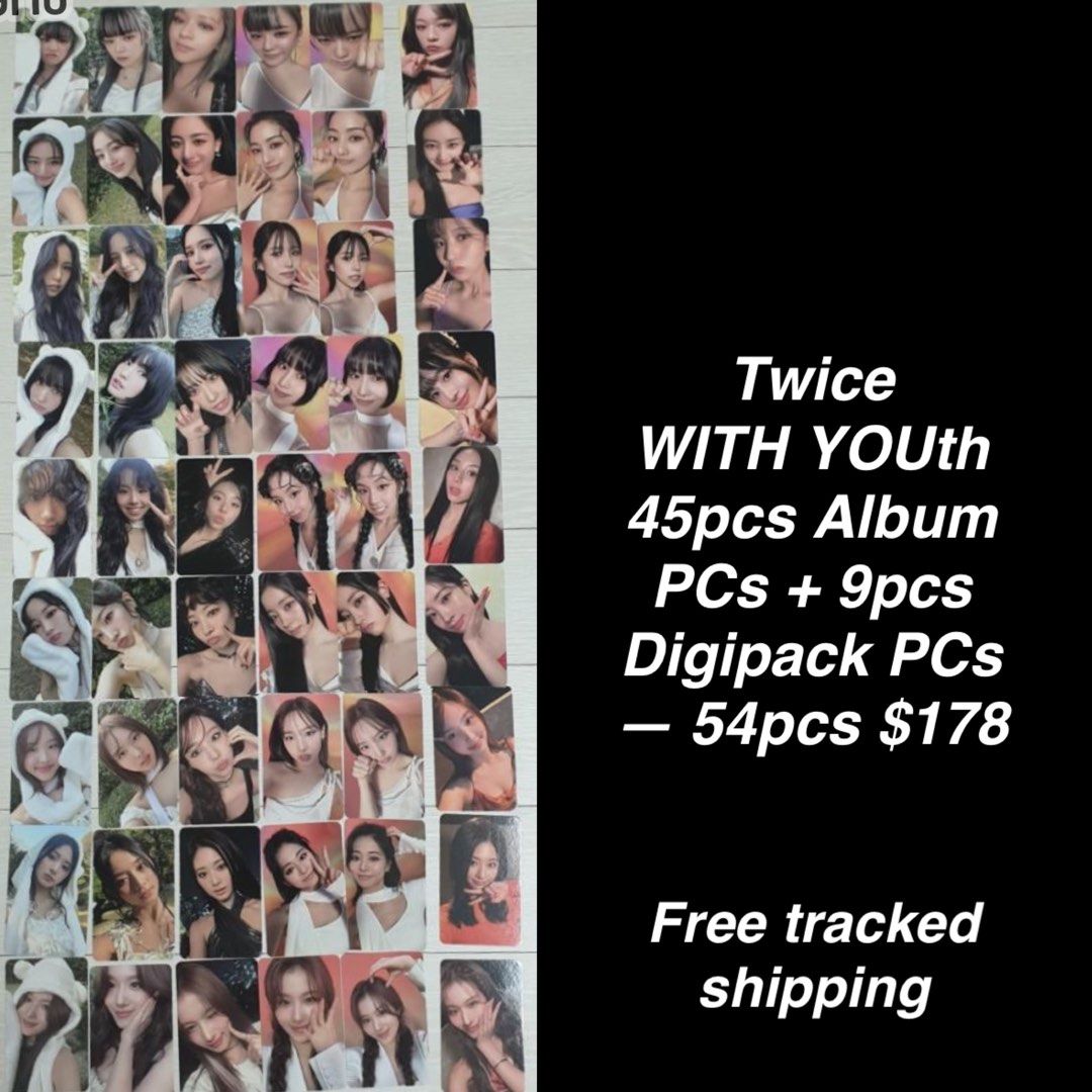 WTS TWICE WITH YOUTH ALL SITES, Hobbies & Toys, Memorabilia & Collectibles,  K-Wave on Carousell