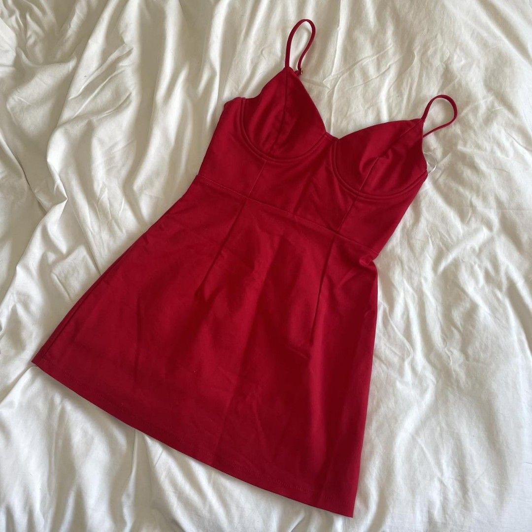 Novella mini dress red online