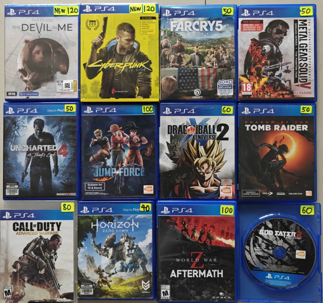 Buy ps4 games second hand sale