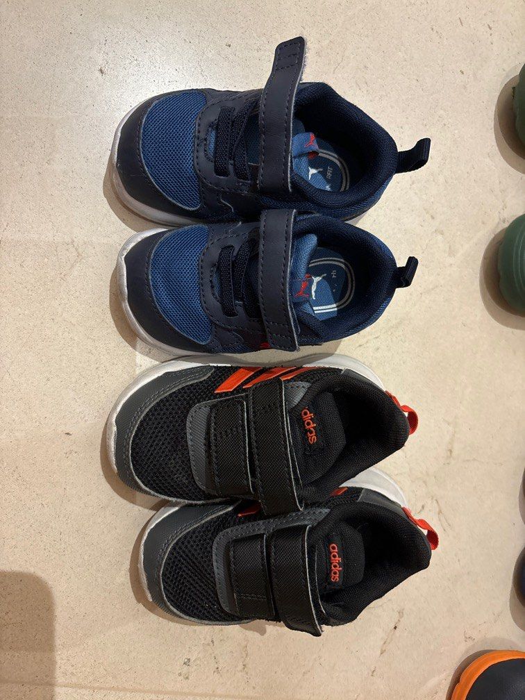 Puma and best sale adidas shoes