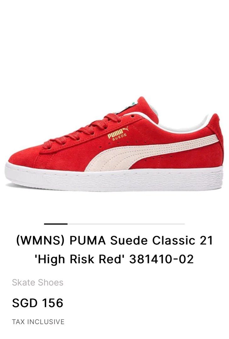 Puma outlet red sneakers