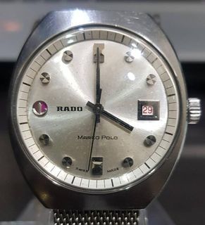 RADO MARCO POLO AUTOMATIC 11336 Date Silver Dial Men's Watch