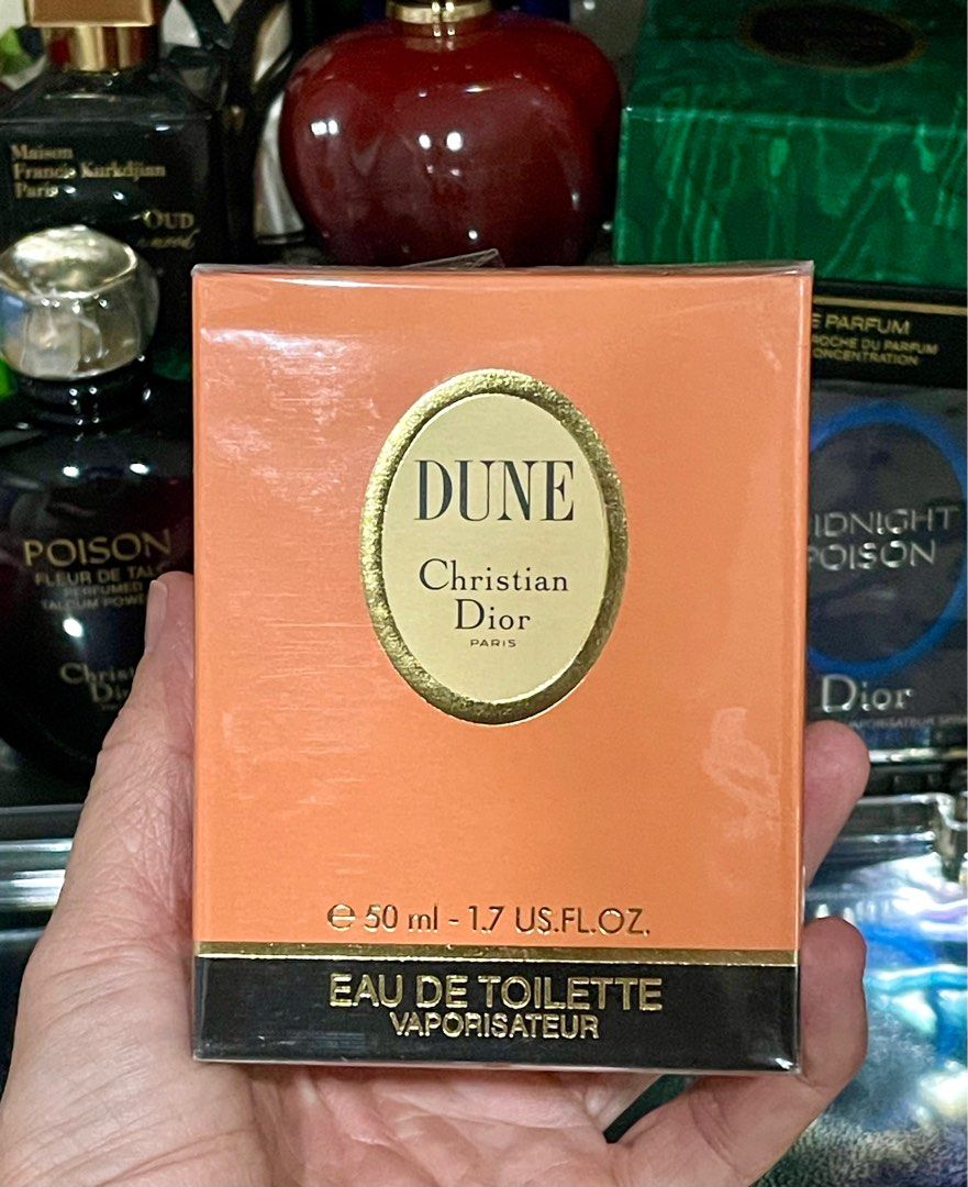 AUTHENTIC RARE GEM NRFB DIOR DUNE PERFUME VINTAGE SEALED 50ML EDT