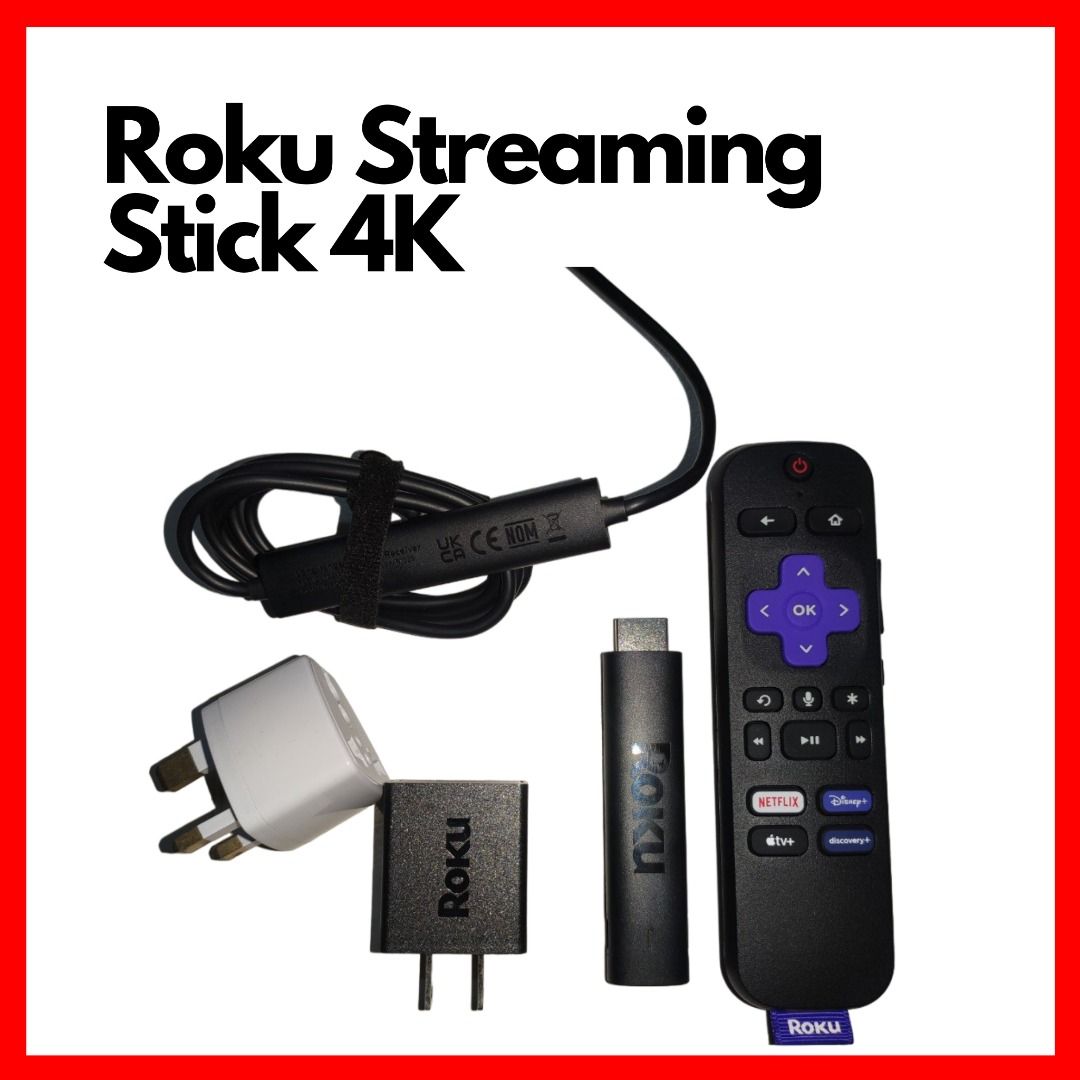 Roku Streaming Stick 4K 3820 HDR Media Streamer for sale online