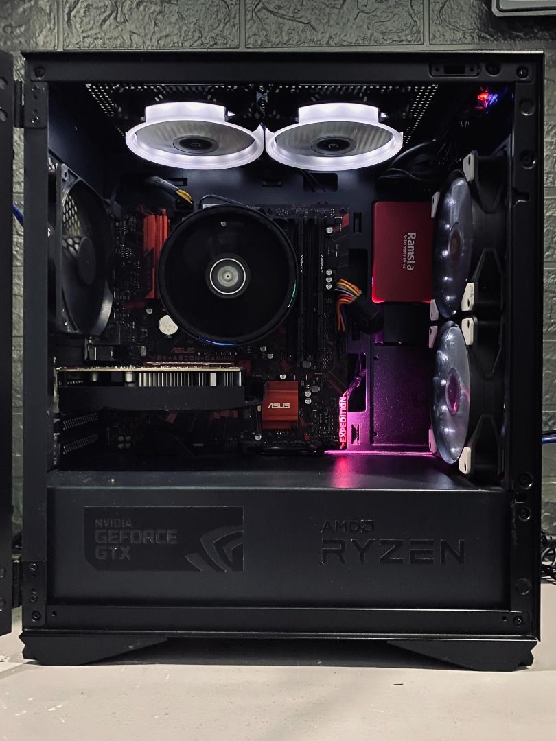 Ryzen 2600 gtx 1050 ti best sale