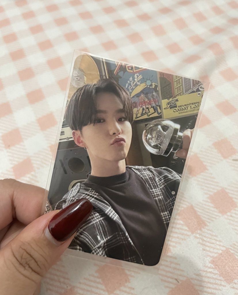 SEVENTEEN Hoshi Caratzone Pc (Category: K-Wave Merchandise) located in Manila. Submitted by kndlluv (Listing ID 1289757069, Image 1). Description: hoshi caratzone pc ! (claimed this during ftb) — 2500 + sf (negotiable) — mop: gcash or maya — loc: manila — mod: sdd or ggx — payo reply/dm to claim or for more photos/videos ! 🏷️seventeen svt hoshi caratzone ftb asia noot noot pout photocard pc ph.