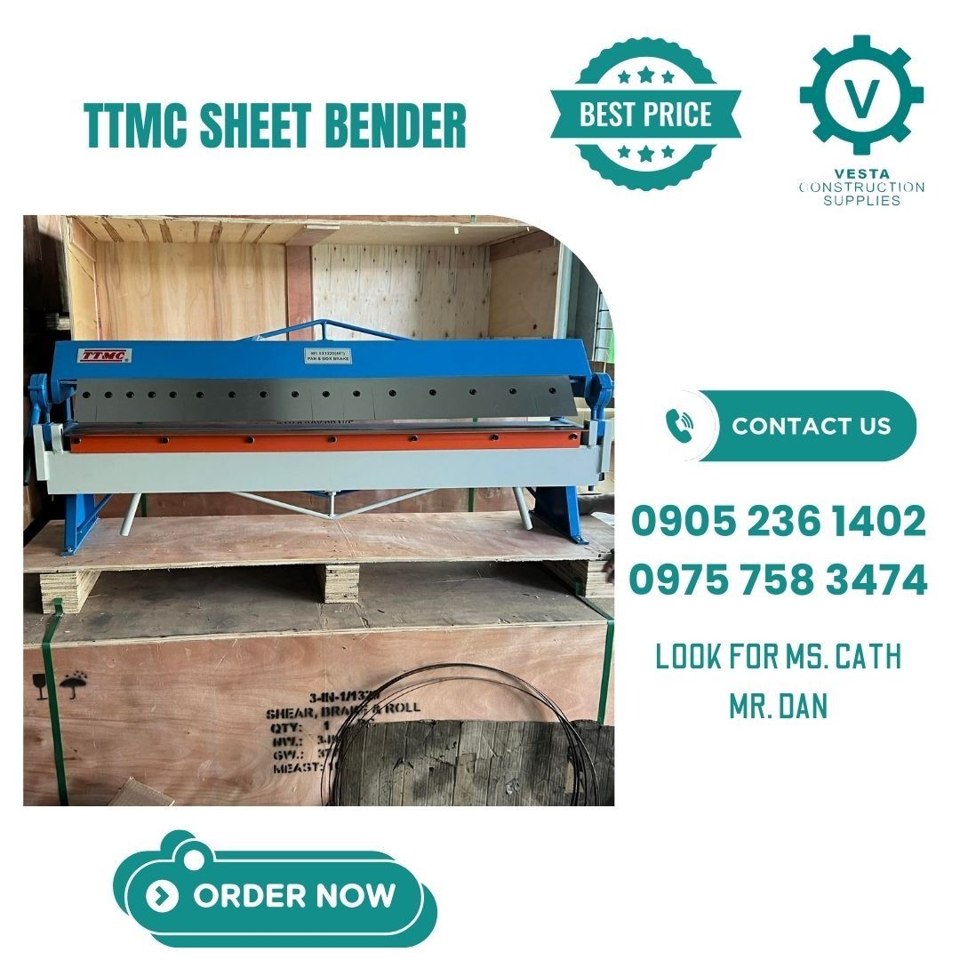 SHEET BENDER (Category: Construction Tools & Equipment) located in Manila. Submitted by cathvesta_sales (Listing ID 1289724494, Image 1). Description: .