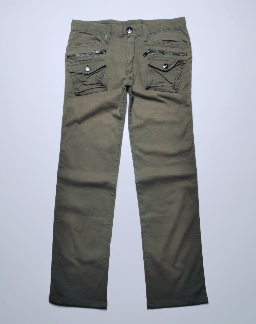 Workwear Khaki Slim Fit Cargo Pants, PacSun