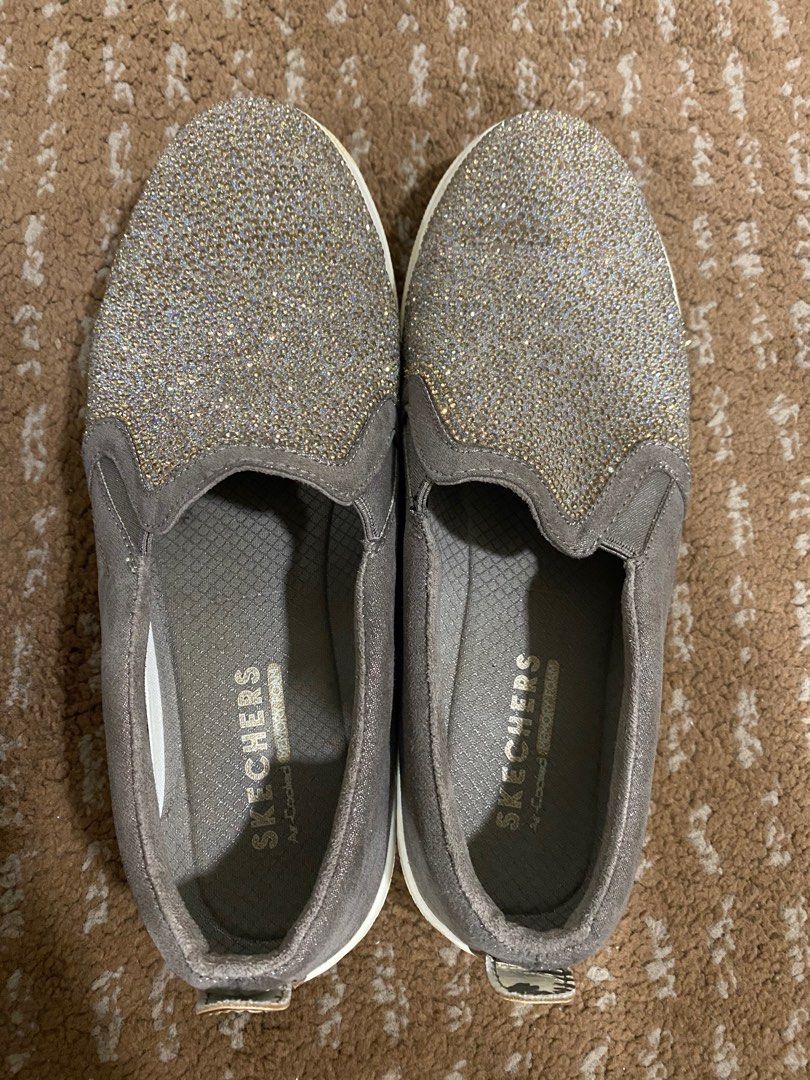 Skechers Goldie High Key Green Slip On Sneakers 73728