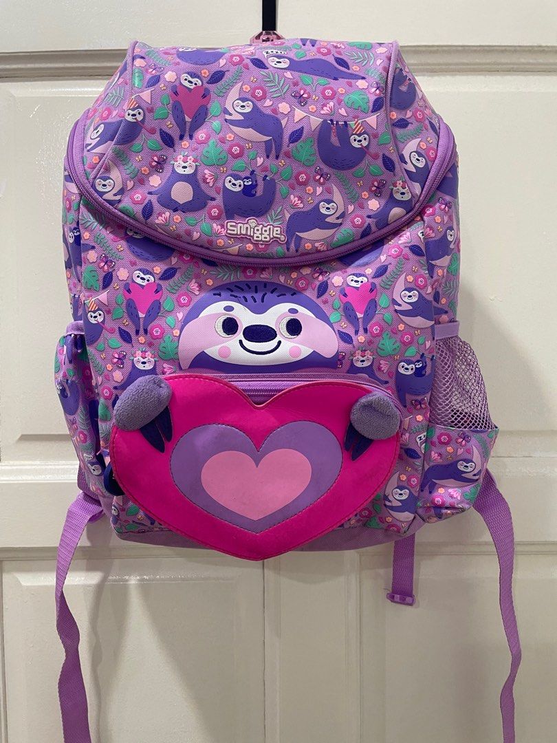 Smiggle sloth bag hotsell