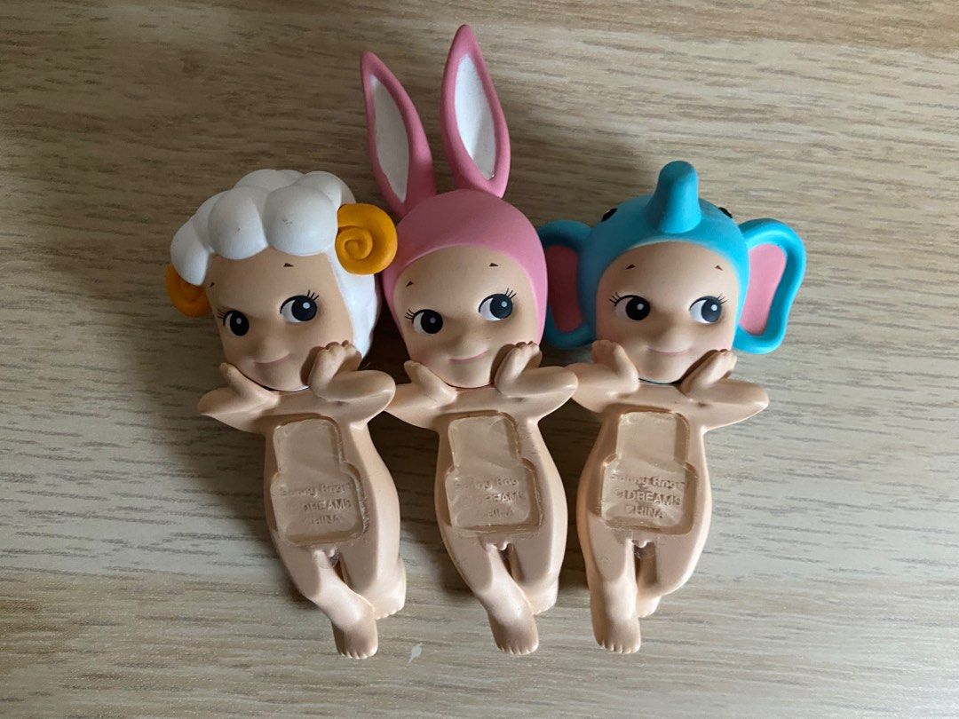 Sonny Angel Hippers 兔象羊Rabbit Elephant Sheep, 興趣及遊戲, 玩具