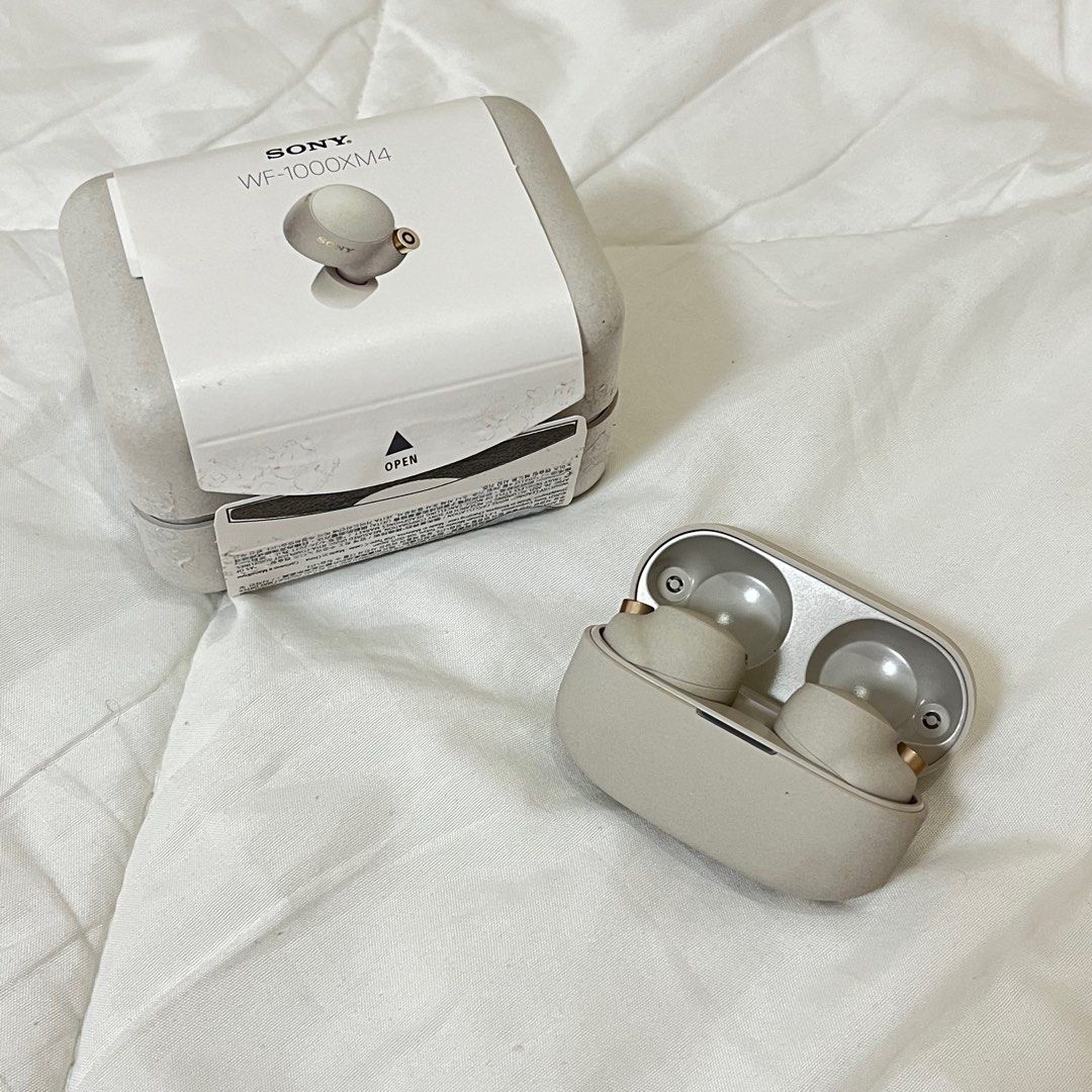 SONY WF-1000XM4 Wireless Headphones (Category: Earphones) located in San Pedro. Submitted by bel.cc (Listing ID 1289776035, Image 1). Description: SONY WF-1000XM4 NOISE CANCELING EARPHONES SRP: 11,000 + SP: 7,700 — What I love most about this earphones is its noise canceling! Works so well. — RFS: need funds. I want to keep this since I use it in the plane during flights, but badly need funds rn. — Owned this for almost a year, but I don’t use it