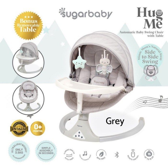 Sugar Baby Hug Me Automatic Baby Swing Chair with Table Bouncer