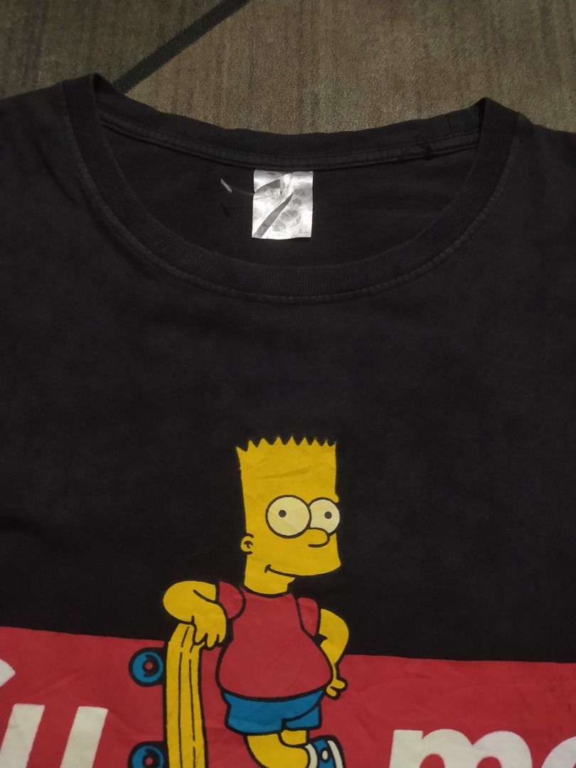 Bart simpson supreme t shirt cheap