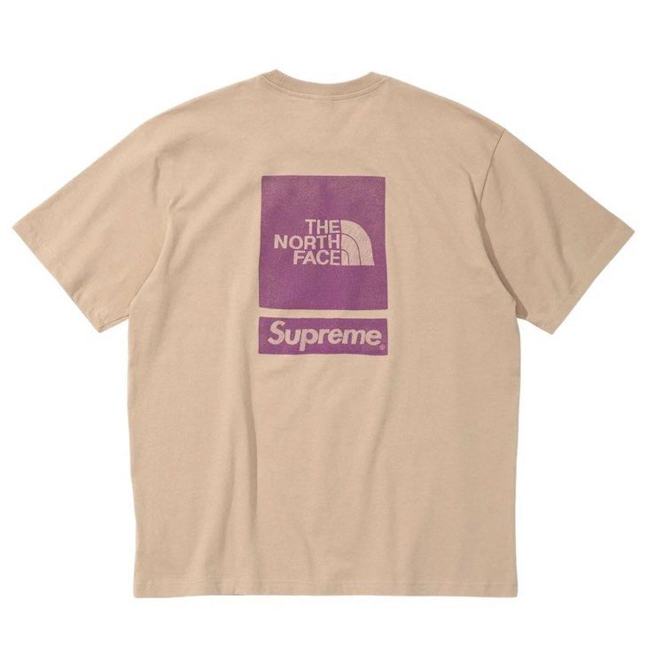 Supreme the north face tee new york week 3, Men's Fashion, Tops