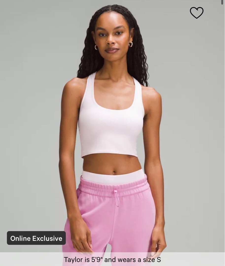 2 Decathlon Women's / Ladies Fitness Fitted Cropped Tank Tops with built-in  bra, Women's Fashion, Activewear on Carousell