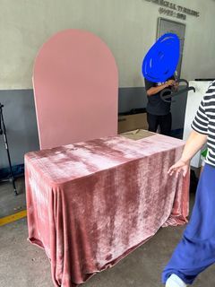 Table cloth Pink Velvet 2 yards
