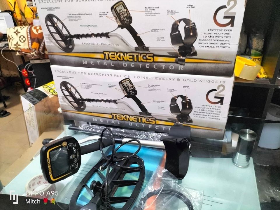 Teknetics G2 Underground Metal and Gold Detector (Category: Construction Tools & Equipment) located in Caloocan City. Submitted by rochelleflores356-82603 (Listing ID 1289758538, Image 3). Description: – Easy to use device. – Elegant and ergonomic design for the hand and wrist. – A specialist to detect precious metals, gold ore and mines. – The device gives information about the detected target on a digital screen. – 8 indicators of the detected 
