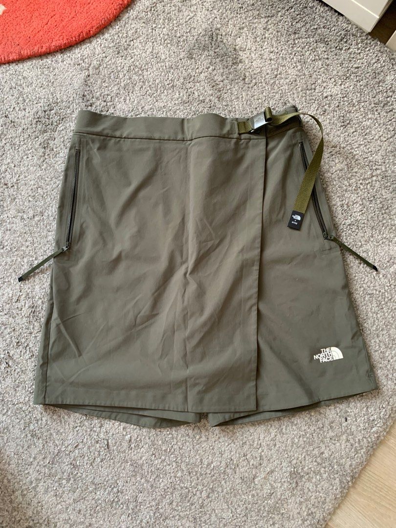 THE NORTH FACE×HYKE Tec Wrap Skirt TAN（The North Face x