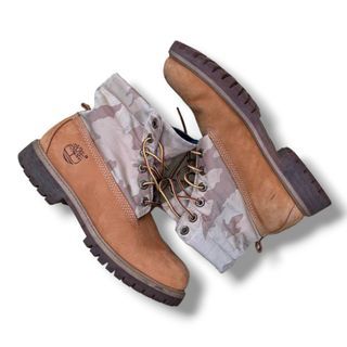 Timberland 6 inch Roll top Camou boots