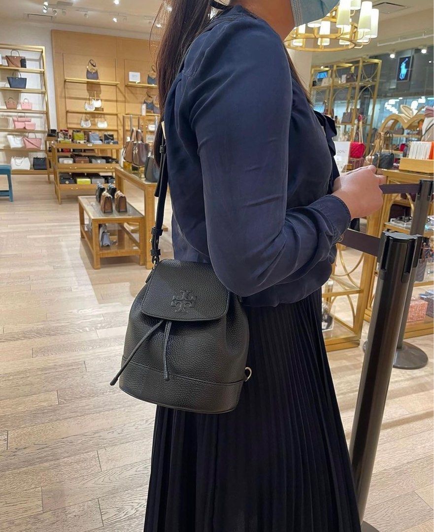 Tory Burch Thea Mini Bucket Backpack Luxury Bags Wallets on