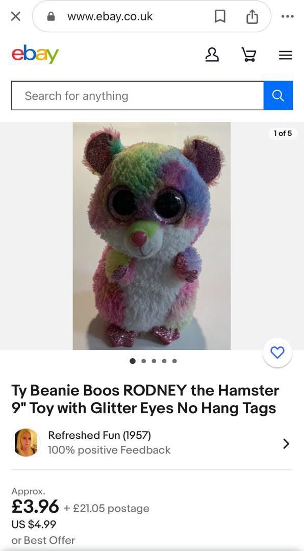 Beanie boo rodney birthday new arrivals