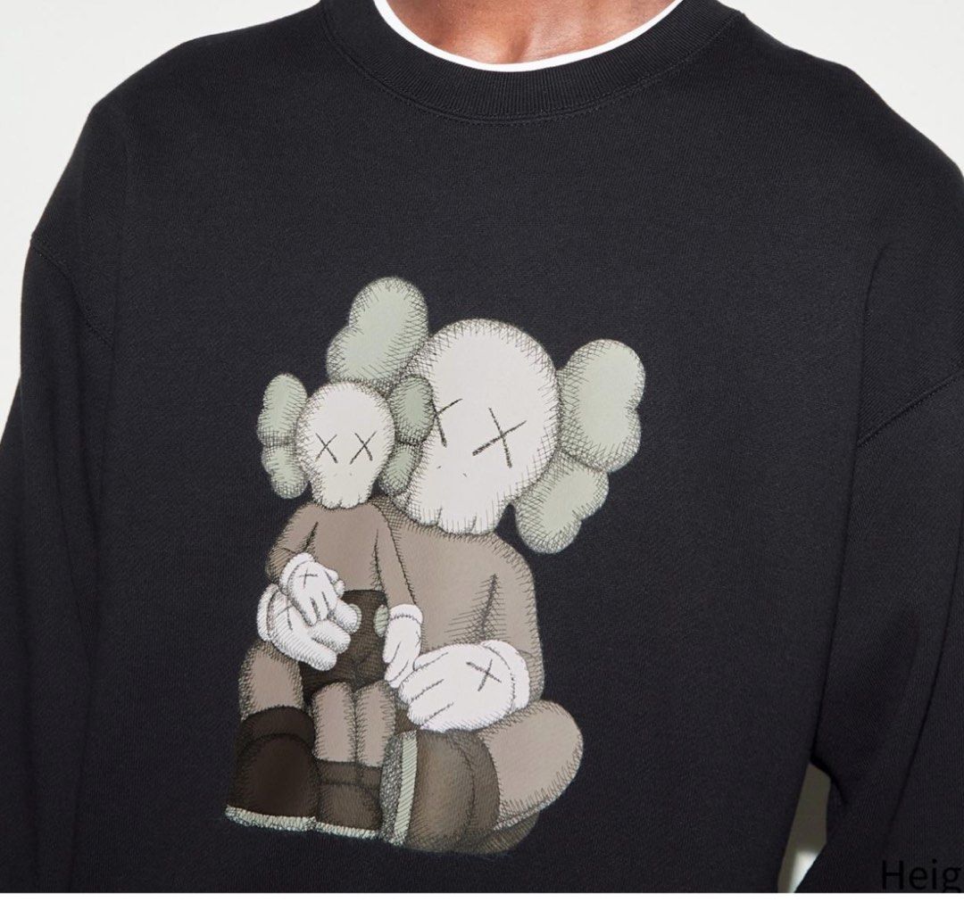 Uniqlo kaws hoodie Men s Fashion Tops Sets Hoodies on Carousell