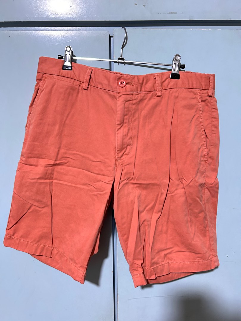 Salmon pink mens shorts on sale