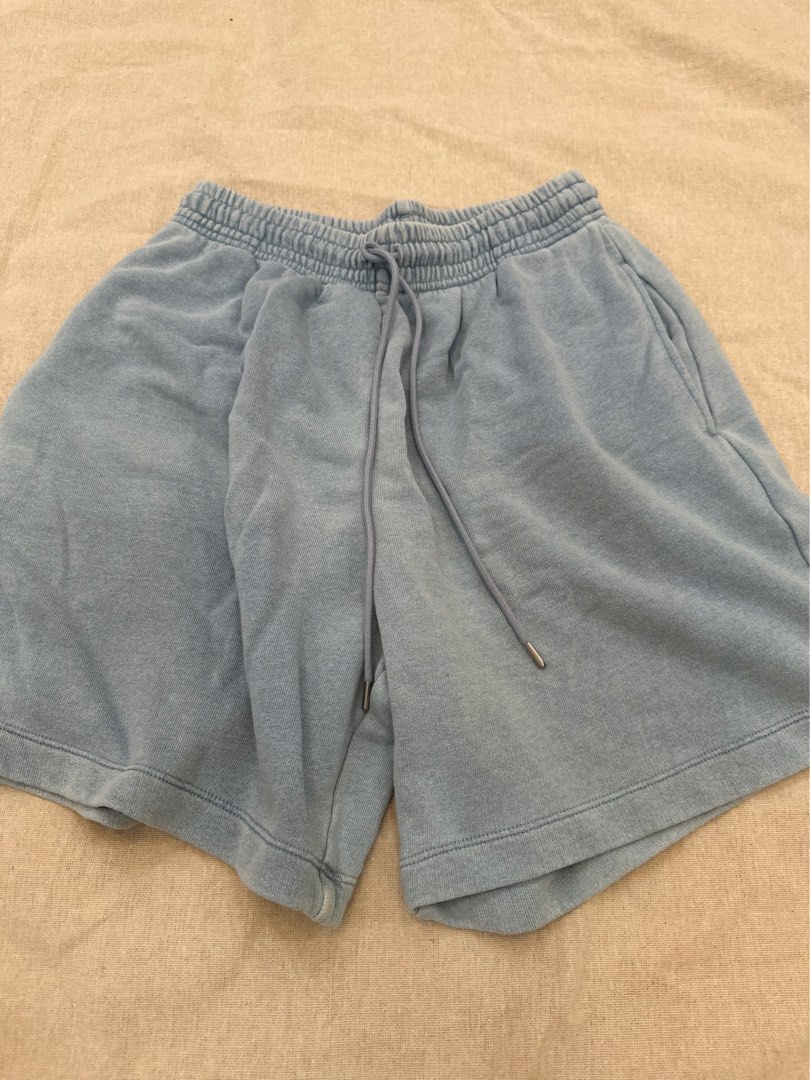 Uniqlo Sweatshorts Blue Women s Fashion Bottoms Shorts on Carousell