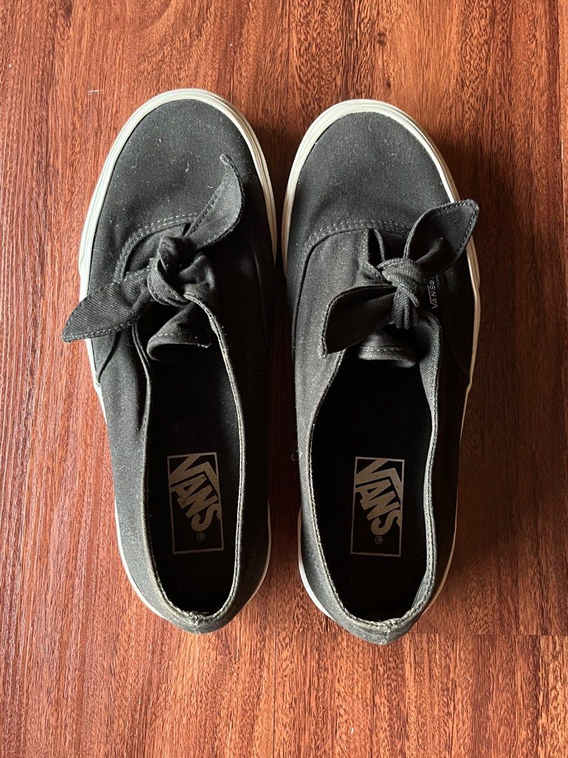 Vans knotted discount slip on