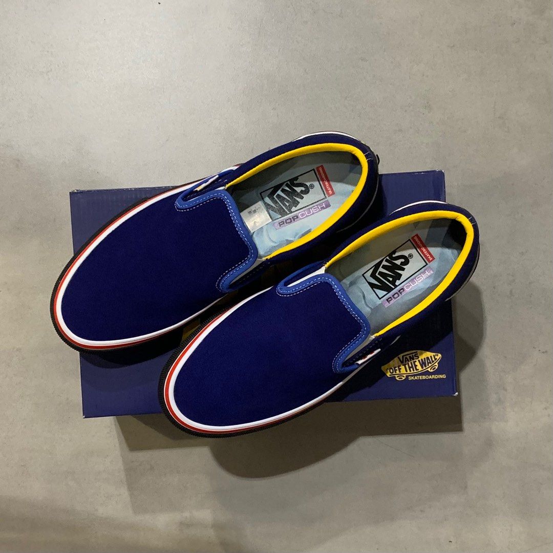 Vans slip on shop sf retro rainbow