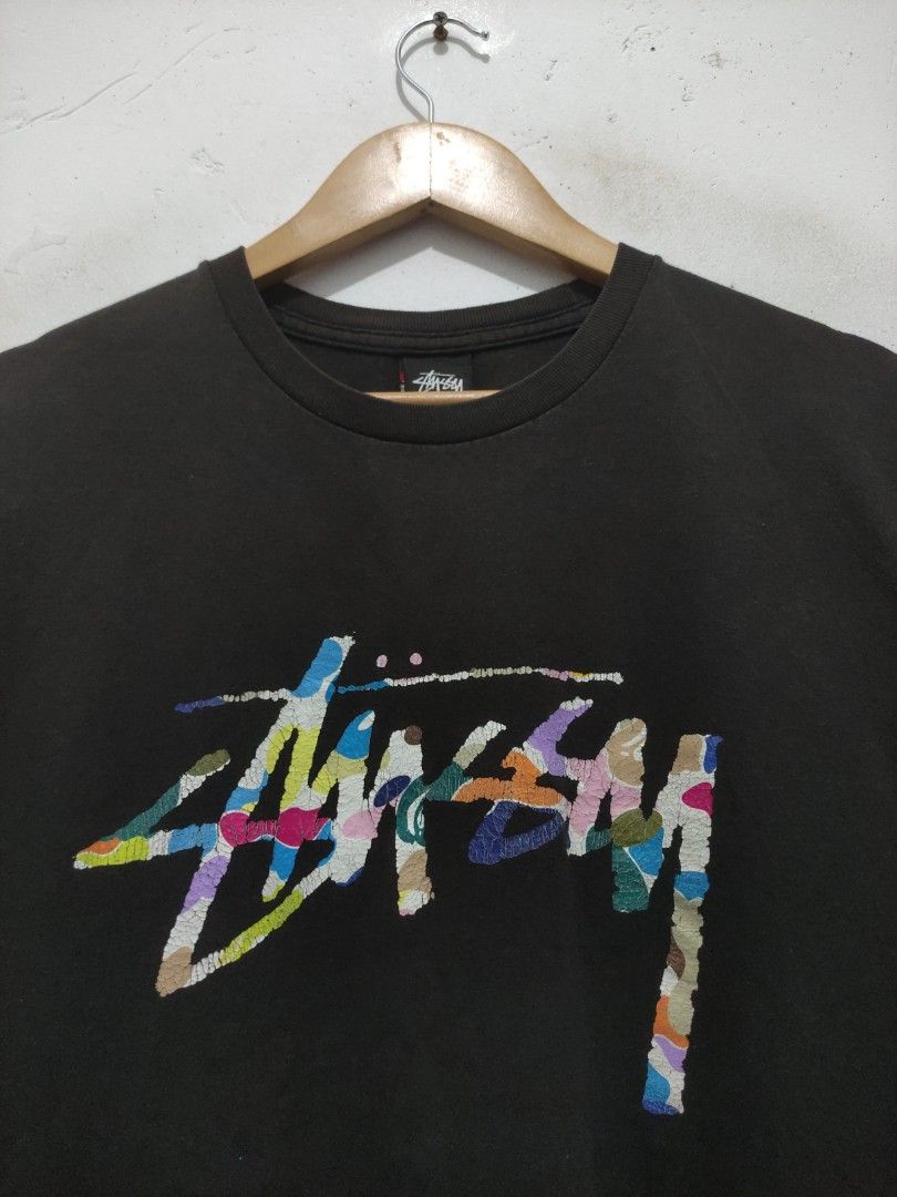 Vintage Stussy 30 Anniversary X Bathing Ape Tee, Men's Fashion