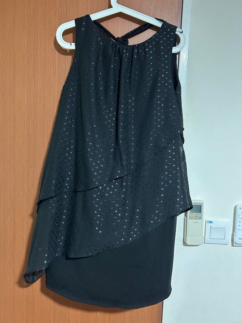 Wallis petite black dress discount